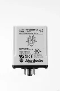 Allen Bradley 700-HTF12060SU24 Tube Base Timing Relay 24V AC/DC